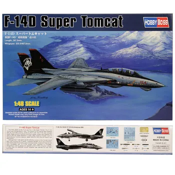 1/48 Хоби Шеф 80368 F-14D Super Tomcat Боец DIY Модел Боен Самолет Комплект TH05540-SMT6 За Събиране Подарък