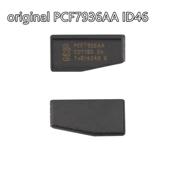 10 20 50 Оригинален PCF7936AA актуализация PCF7936AS ID46 Транспондер Чип Отключване ID 46 PCF 7936 въглерод за ключа на автомобила под формата на миди