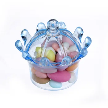 12шт Скъпа Кутия шоколадови Бонбони Baby Shower Благосклонност Подаръчни Кутии Вечерни Украса Тава Рожден Ден на Сватбата от Короната