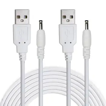 2 елемента 1.5 M/5TF USB A Тип Щепсел с 3.5 мм x 1,35 мм DC 5 v захранващият кабел кабел за Свързване, USB към DC 5 v захранващият кабел Интерфейсен кабел