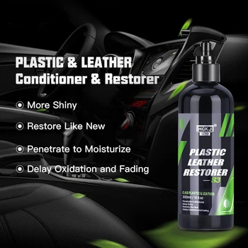 300 МЛ Полироль за Възстановяване на Пластмаса Колата S3 за Вътрешната на Външната Издръжлив Почистващо Средство Гидрофобное Покритие, Пластмаса