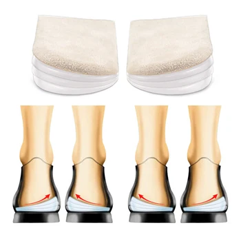 4 Слой Ортопедични Стелки за Краката O/X Тип Краката Корекция Вальгусной Деформация на Плантарна Фасциит Гел Стелки Магнитен Масаж Грижа за Краката
