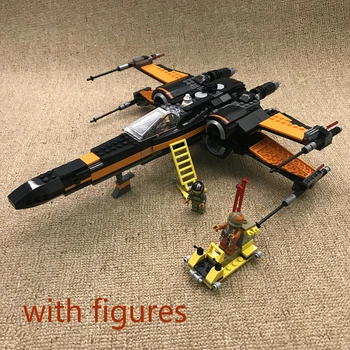 748 бр. Война Poe's X Wing Fighter Събрани Играчки Строителни Блокове Тухли са Съвместими с Фигурки на 75102 Модели Детски Играчки