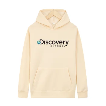 discovery channel нова мъжки/дамски hoody с качулка за диви видове спорт, есен-зима на топло топ с качулка и дълъг ръкав