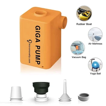 GIGA Помпа 1,0 Универсален Преносим мулти Надуваем Помпа Външно Оборудване За Къмпинг USB кабел за зареждане Помпа за Плаж Надуваем Матрак За Гмуркане