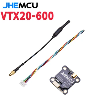 JHEMCU VTX20-600 5,8 г 40CH Режим на захранване 5v/1A 25 Mw 100 Mw 200 Mw 400 Mw 600 Mw Регулируема VTX 7-26 В 20x20 мм за RC FPV Състезателни Дрон