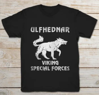 R1 Ulfhednar Viking Удрям Черна Мъжки Забавна Тениска S-3XL Ежедневно мъжко облекло