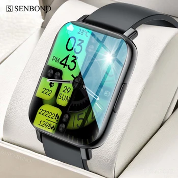 SENBONO 2022 Мъжки Смарт часовници IP68 Водоустойчив Потребителски Скали Фитнес Тракер, Спортни Умен Часовник за Мъже и Жени за Xiaomi IOS Android