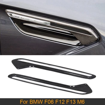 Автомобилна Тампон Върху Броня за BMW 6 серия F06 F12 F13 M6 2013-2019 от въглеродни влакна, Странично отдушник, Външно боядисване, Стикер