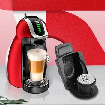 Адаптер за капсули за многократна употреба машини за кафе Nespresso Аксесоари за преобразуване на Капсули Съвместими с Dolce Gusto