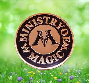 Вълшебния свят на HP Министерството на магията МАМА Метална Жени на ревера Значка Нагрудная Брошка Аксесоари За Костюм Украшение Декор
