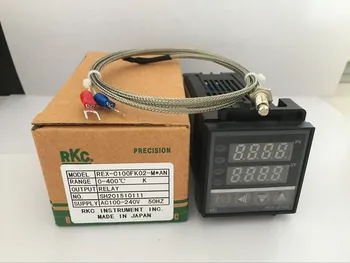 Двоен дигитален регулатор на температурата на RKC PID REX-C100 с термопарой K, Релеен изход REX-C100 с термопарой K SSR Outpu