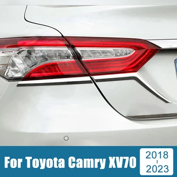 За Toyota Camry XV70 2018-2021 2022 2023 ABS Авто Задна Светлина Украса Лампи Рамка Капак Тапицерия Задна Фенер Модификация Аксесоари