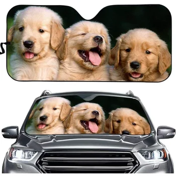 Забавна Семейството на Ирландски Волкодавов, Управляваща Автомобил за любителите на кучета, Козирка, Козирка за прозореца на колата и за мама Ирландски Волкодава, Предното стъкло на превозното средство за UV