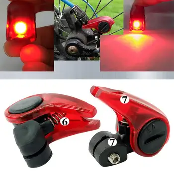 Каране на Фарове Водоустойчив Велосипедни LED Лазерни Защитни Велосипедни Автоматично Предупредителни Светлини Сгъваеми V-образни Спирачки и Аксесоари За Велосипеди