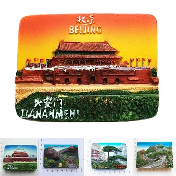 Китайски Пейзаж 3D Магнит Туристически Сувенири, Магнитни Стикери За Хладилник Колекция пътуване