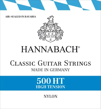 Конците за студентска класическа китара Hannabach 500MT/500HT, Пълен комплект