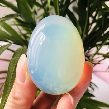 Натурален Опаловый Кристални Яйце Crystal Исцеляющий йони яйце Бижу