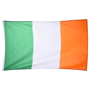 Нов 150x90 см/90x60 см Ейре Банер на Националното Знаме на Република Ирландия Държава Декорация на Дома, Банер 3X5FT