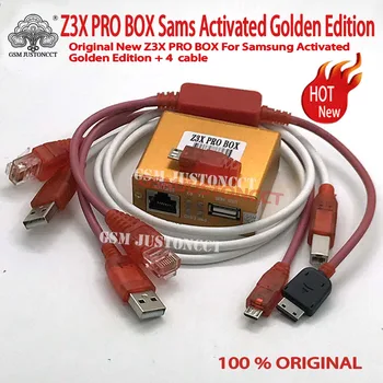 оригинален нов Z3X PRO SET box активиран за samsung и pro с 4 кабели c3300k/P1000/USB/E210 за нови актуализации 7, S6 s5 Note4