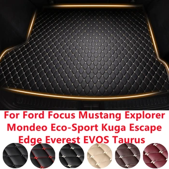 Подложка За Багажник на Кола SJ е Подходящ За Ford Focus Mustang Explorer Mondeo Eco-Sport Kuga Escap Edge Taurus Everest Карго Подложка Килими За Багажника
