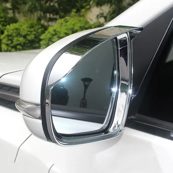 Подходящ За Suzuki S-Cross SX4 2014-2020 ABS Хромированное Автомобилно Огледало за обратно виждане Дъждовна рамка за вежди Тампон Външни Аксесоари 2 бр./компл.