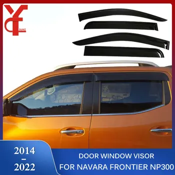 Рамката на Прозорец Дефлекторный Козирка За Nissan Navara Frontier Np300 2014 2015 2016 2017 2018 2019 2020 2021 2022 NP300 4WD Аксесоари