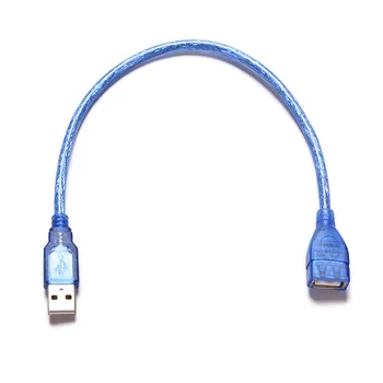 Син 23 см USB 2.0 удължителен кабел между мъжете и Жените Кабел за Мишка/Клавиатура/Камера с Високо Качество новият Пристигането 2021