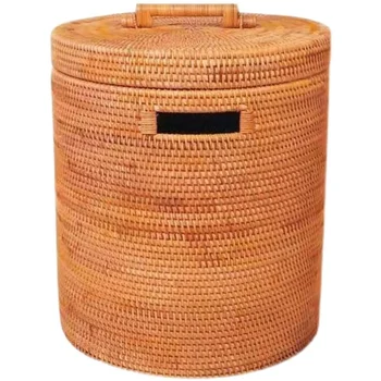Тъкани ротангом кошница за съхранение на мръсни дрехи за домашно тъкани кошници ins wind кош за мръсни дрехи кошница за дрехи